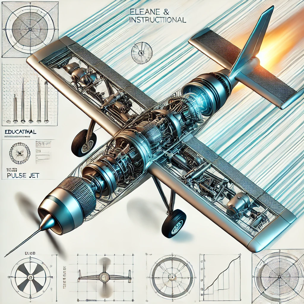 Modellflugzeug mit Pulsejet-Antrieb